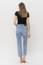 Load image into Gallery viewer, High Rise Rigid Straight Jean - ONLY 2 SIZES LEFT! Size 27 &amp; 32