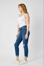 Load image into Gallery viewer, Judy Blue Mid Rise Destroyed Slim Fit Jeans