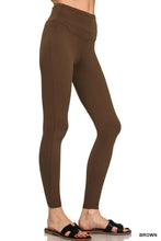 Load image into Gallery viewer, Premium Microfiber Wide Waistband Leggings - Available in Black and Brown
