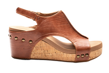 Load image into Gallery viewer, Whiskey Smooth Carley Wedge Sandals by Corkys