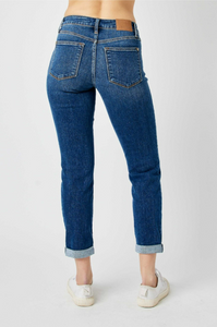 Judy Blue Mid Rise Destroyed Slim Fit Jeans