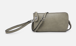 Kendall Crossbody/Wristlet with Twist Lock Closure - Available in 22 Colors!