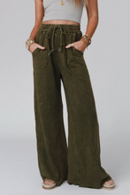 Load image into Gallery viewer, New Olive - Relaxing Robin Wide Leg Pant