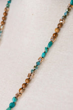 Load image into Gallery viewer, Debbie Necklace - Turquoise/Brown