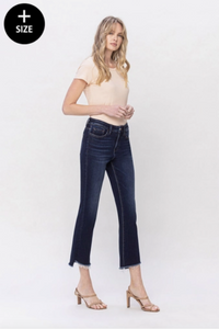 Emely High Rise Crop Flare - Plus Size