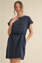 Load image into Gallery viewer, Navy Jersey Dress