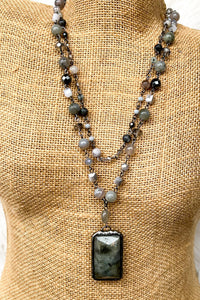 Lexi Necklace Gray