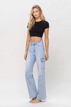 Load image into Gallery viewer, Alyssa 90&#39;s Vintage Straight Cargo Jeans