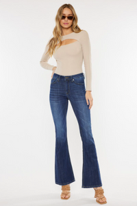 PLUS & PETITE Ashley Mid Rise Flare