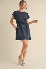 Load image into Gallery viewer, Navy Jersey Dress