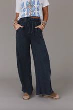 Load image into Gallery viewer, New Navy - Relaxing Robin Wide Leg Pant