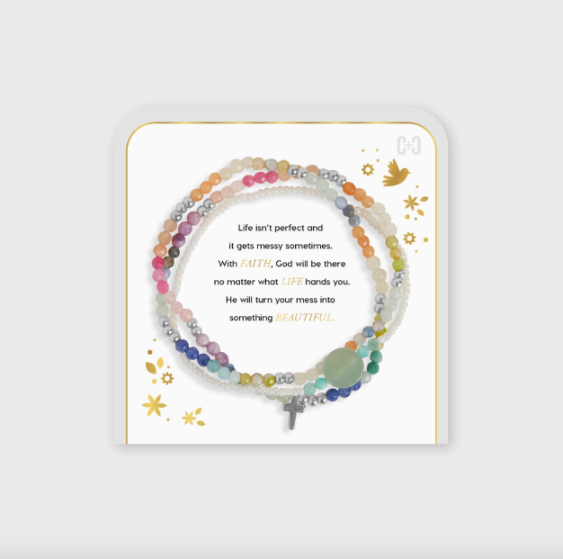 Messy Life Charm Bracelet - Available in Gold and Silver