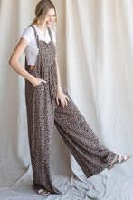Load image into Gallery viewer, Leopard Print Overalls - Taupe