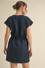 Load image into Gallery viewer, Navy Jersey Dress