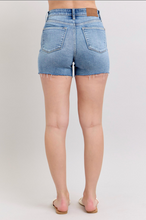 Load image into Gallery viewer, Judy Blue High Waist Shorts with Stitch Over Destroy Detail