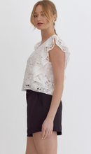 Load image into Gallery viewer, Lace Floral Square Neck Sleeveless Top