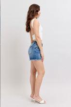 Load image into Gallery viewer, Judy Blue High Waist Vintage Wash Shorts with Fray Hem
