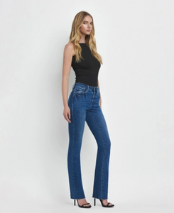 High Rise Slim Bootcut Jeans