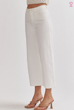 Load image into Gallery viewer, High Waist Wide Leg Pants - White - Regular &amp; Plus Sizes