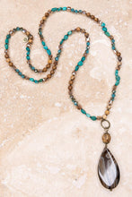 Load image into Gallery viewer, Debbie Necklace - Turquoise/Brown