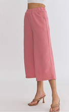 Load image into Gallery viewer, Textured Wide Leg Pants - Coral Pink - Regular &amp; Plus Sizes