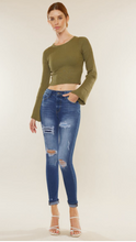 Load image into Gallery viewer, KanCan High Rise Ankle Skinny Jeans