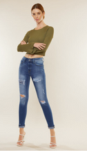 Load image into Gallery viewer, KanCan High Rise Ankle Skinny Jeans