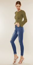 Load image into Gallery viewer, KanCan High Rise Ankle Skinny Jeans